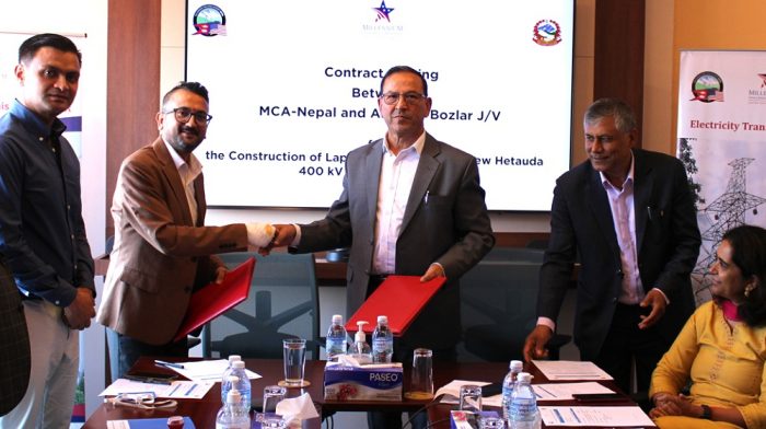 MCA-Nepal signs contract with Ashish–Bozlar JV