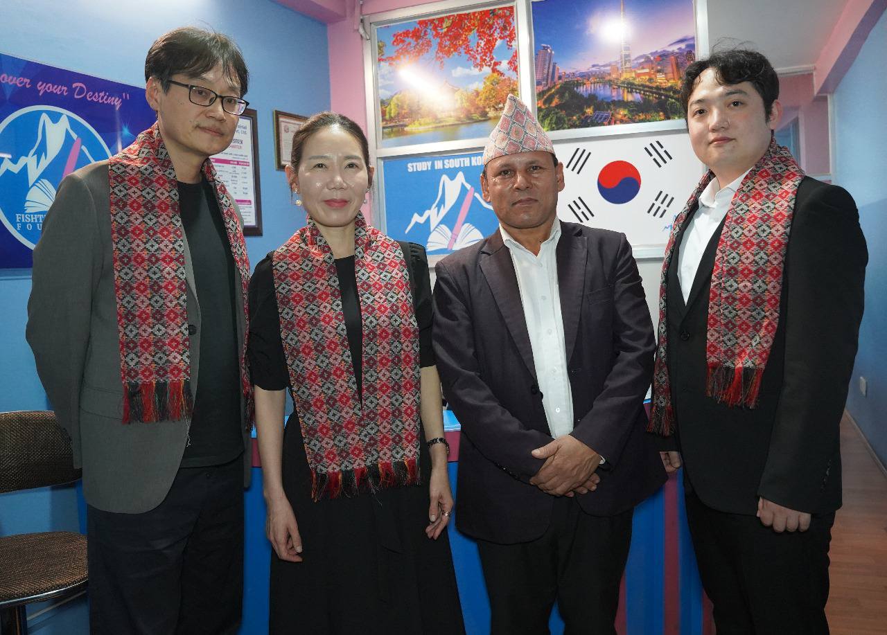Gangseo University Representatives Visit Fishtail Education Foundation to Explore Future Collaboration