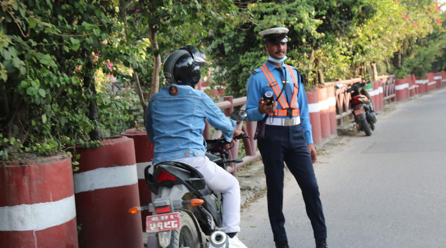 Kathmandu Traffic Police Take Action in Surprise Checks, 103 Drivers Penalized