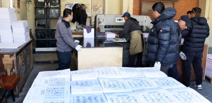 Ballot Printing Underway for House of Representatives Election Scheduled on Falgun 21