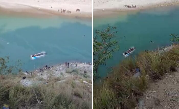 Bus Falls into Tamakoshi River in Ramechhap; Six Passengers Rescued