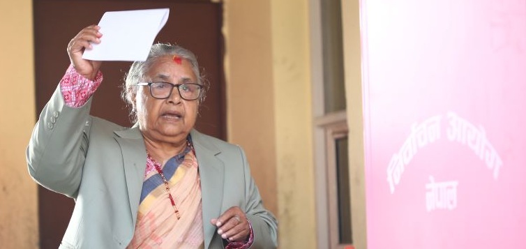 Prime Minister Casts Vote in Kathmandu