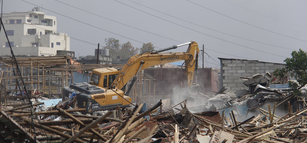 Kohalpur Municipality Removes 751 Structures Built on Encroached Public Land